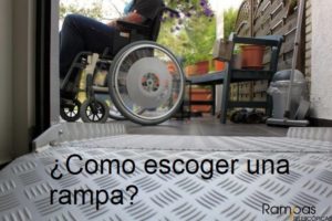 como escoger una rampa para dispacidad